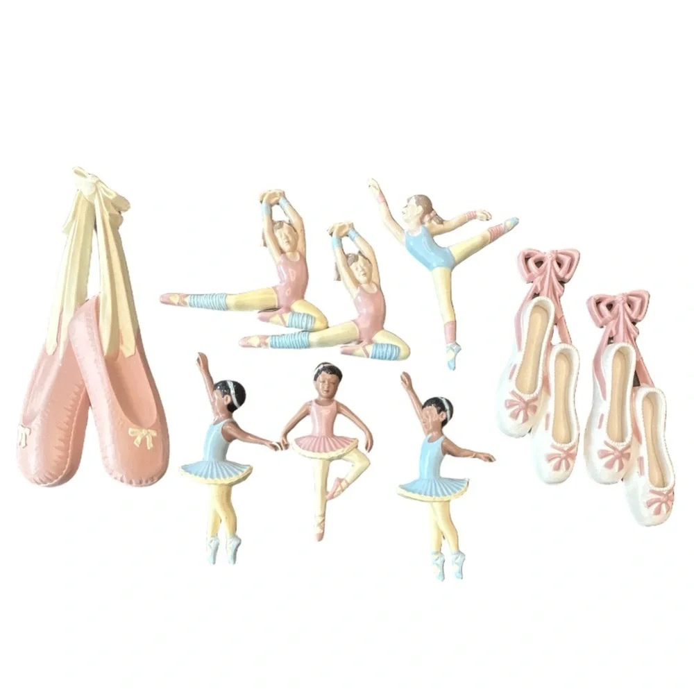VTG Burwood Homco Ballerina Wall Decor Lot 9 Pc Coquette Balletcore Aesthetic